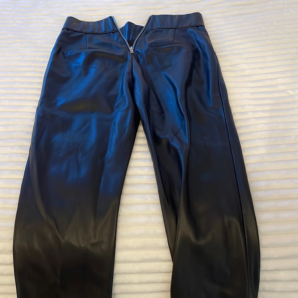 Leather jogger pants for going out at night!